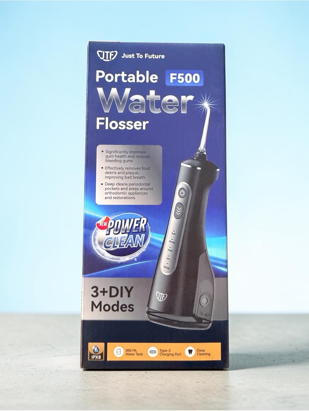 Portable Water Flosser F500 in Black